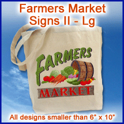 A Farmers Market Signs II Design Pack