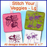 A Stitch Your Veggies Design Pack