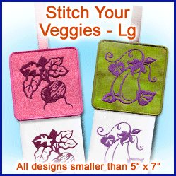 A Stitch Your Veggies Design Pack