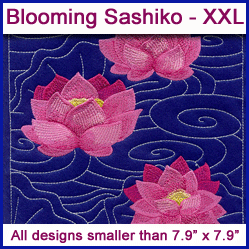A Blooming Sashiko Design Pack