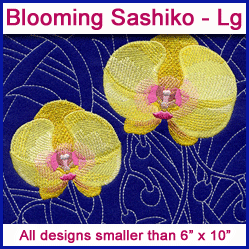 A Blooming Sashiko Design Pack