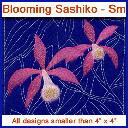 A Blooming Sashiko Design Pack