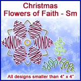 A Christmas Flowers of Faith Design Pack