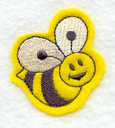 Bumblebee Bookmark (Applique) (In-The-Hoop)