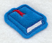 Reader's Bookmark (Applique) (In-The-Hoop)