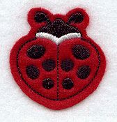 Ladybug Bookmark (Applique) (In-The-Hoop)