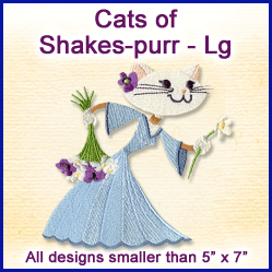 A Cats of Shakes-purr Design Pack