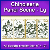 A Chinoiserie Panel Scene Design Pack