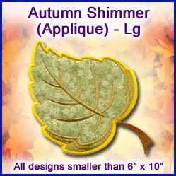 A Autumn Shimmer (Applique) Design Pack