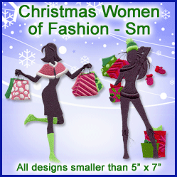 A Christmas Women of Fashion Design Pack