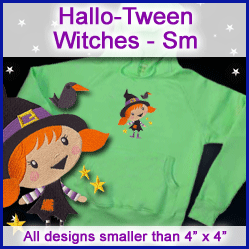A Hallo-Tween Witches Design Pack
