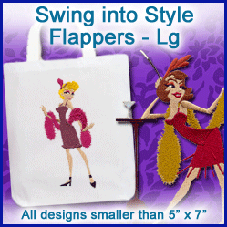 A Swing into Style Flappers Design Pack