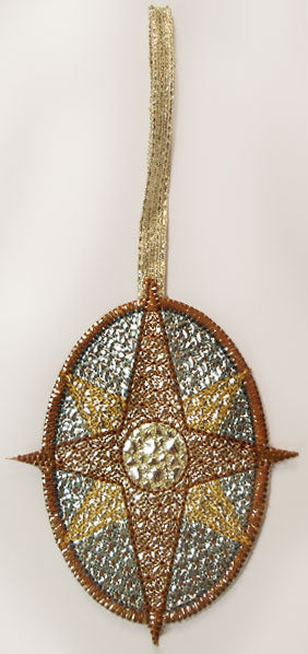 Shining Star Ornament (Mylar) (In-the-Hoop)