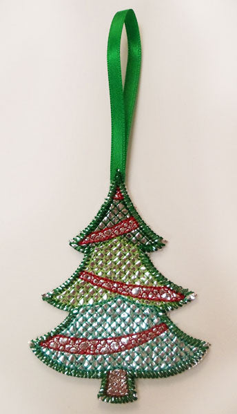 Trim the Tree Ornament (Mylar) (In-the-Hoop)