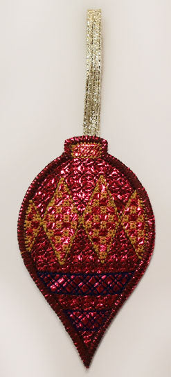 Christmas Spirit Ornament (Mylar) (In-the-Hoop)