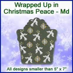 A Wrapped Up in Christmas Peace Design Pack