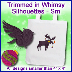 A Trimmed in Whimsy Silhouettes Design Pack