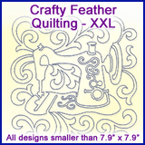 A Crafty Feather Quilting Design Pack