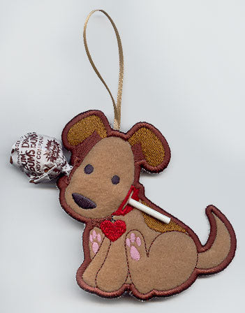 Perky Puppy Lollipop Holder (In-the-Hoop)