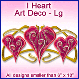 A I Heart Art Deco Design Pack