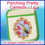 A Perching Pretty Cameos Design Pack