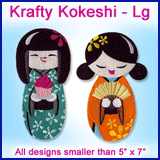 A Krafty Kokeshi Design Pack