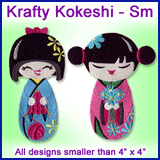 A Krafty Kokeshi Design Pack