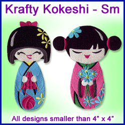 A Krafty Kokeshi Design Pack