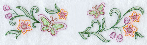 Sweet Dreams Sunbonnet Sue Border - Facing Left