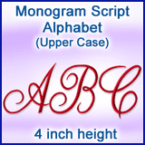 A Monogram Script Alphabet Design Pack