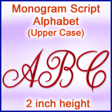 A Monogram Script Alphabet Design Pack