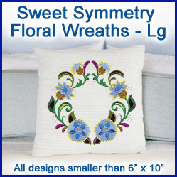 A Sweet Symmetry Floral Wreaths Design Pack