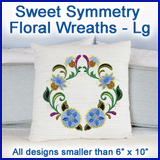 A Sweet Symmetry Floral Wreaths Design Pack
