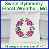 A Sweet Symmetry Floral Wreaths Design Pack