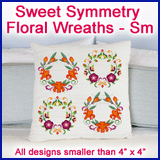 A Sweet Symmetry Floral Wreaths Design Pack
