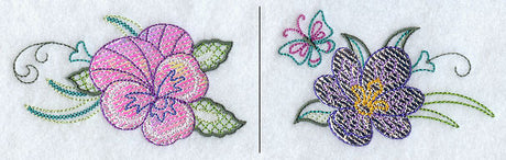 Flower and Butterfly Border (Mylar)