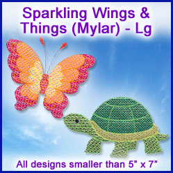 A Sparkling Wings & Things (Mylar) Design Pack
