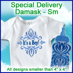 A Special Delivery Damask Design Pack