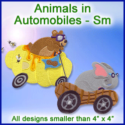 A Animals in Automobiles Design Pack