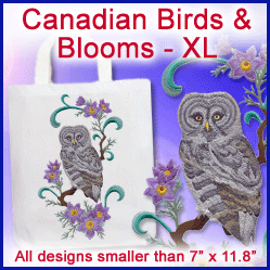 A Canadian Birds & Blooms Design Pack