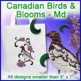 A Canadian Birds & Blooms Design Pack