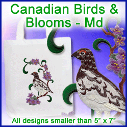 A Canadian Birds & Blooms Design Pack
