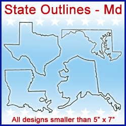 A State Outlines Design Pack