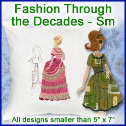 A Fashion Through the Decades Design Pack