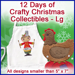 A Twelve Days of Crafty Christmas Collectibles Design Pack