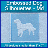 A Embossed Dog Silhouettes Design Pack