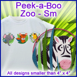 A Peek-a-Boo Zoo Design Pack