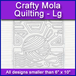 A Crafty Mola Quilting Design Pack