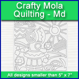 A Crafty Mola Quilting Design Pack