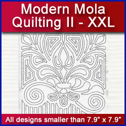 A Modern Mola Quilting II Design Pack